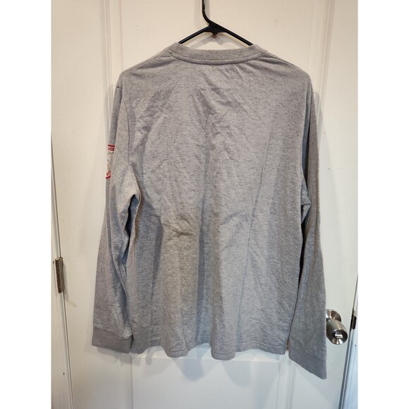 Men's Carbon 2 Cobalt Long Sleeve Crewneck Ski Patrol T-shirt XL Gray - Picture 2 of 5